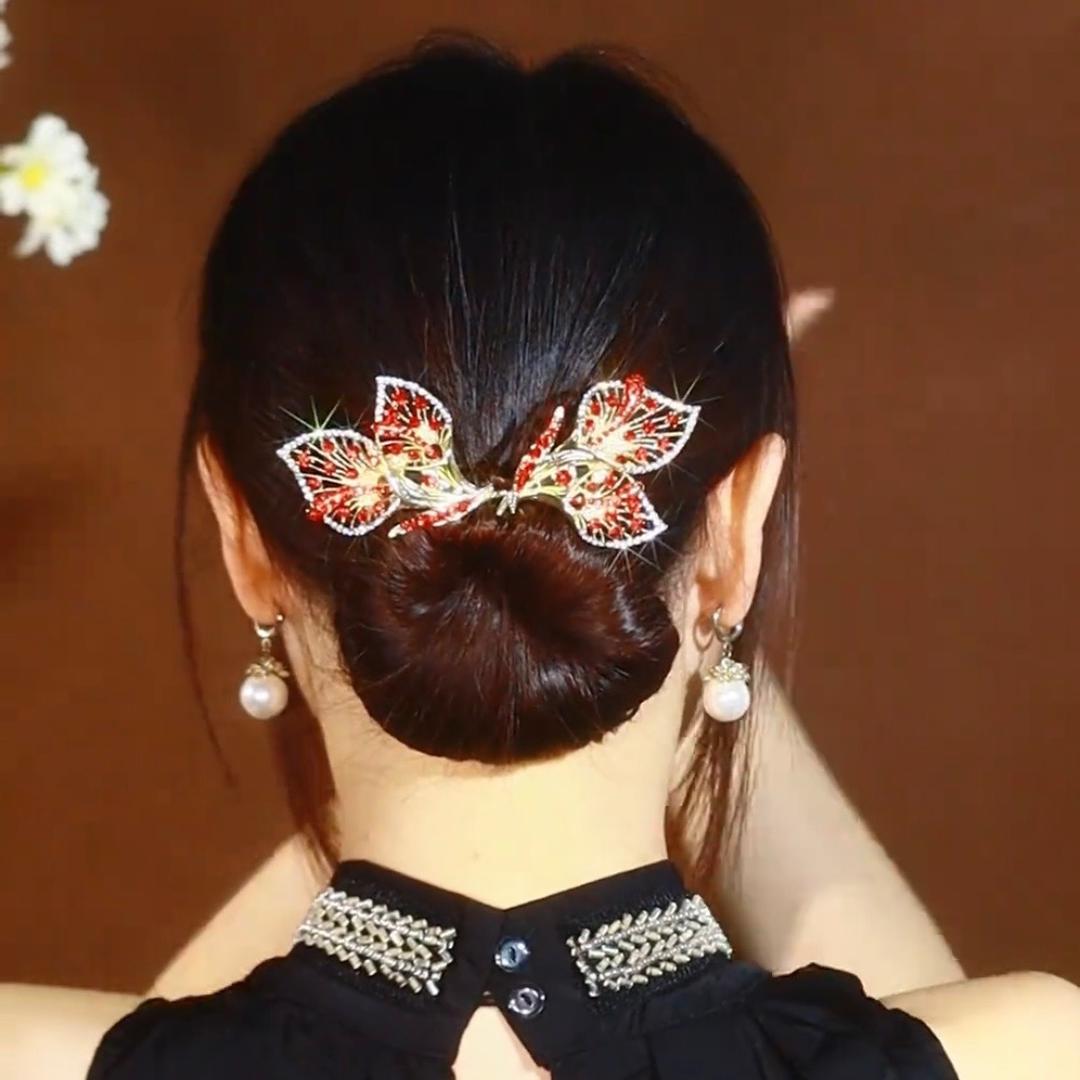玲子编发