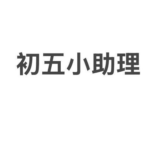 初五小助理