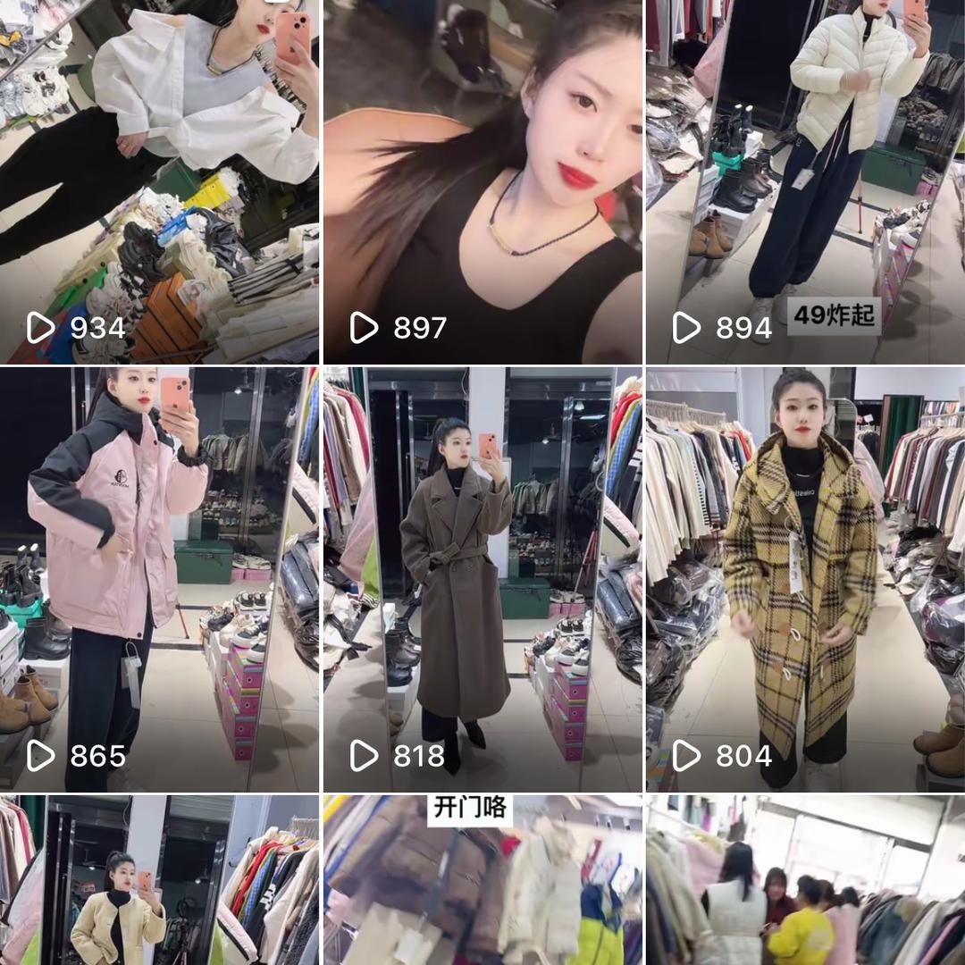 张寨市场北门对面罗言女装每天新款厂家供货