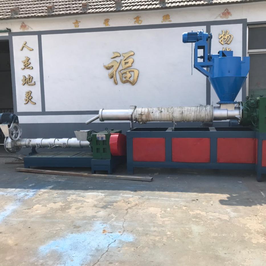 二手塑料造粒机鲁星机械