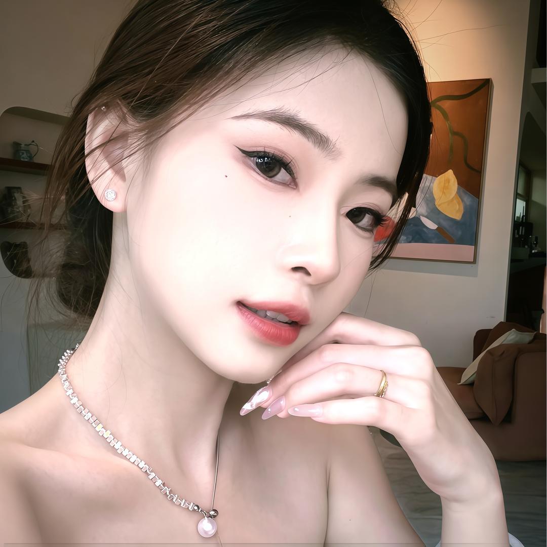 静雯吃饱了