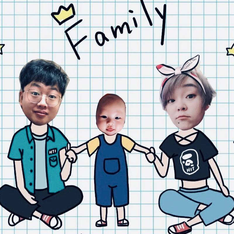嘿！她爸爸