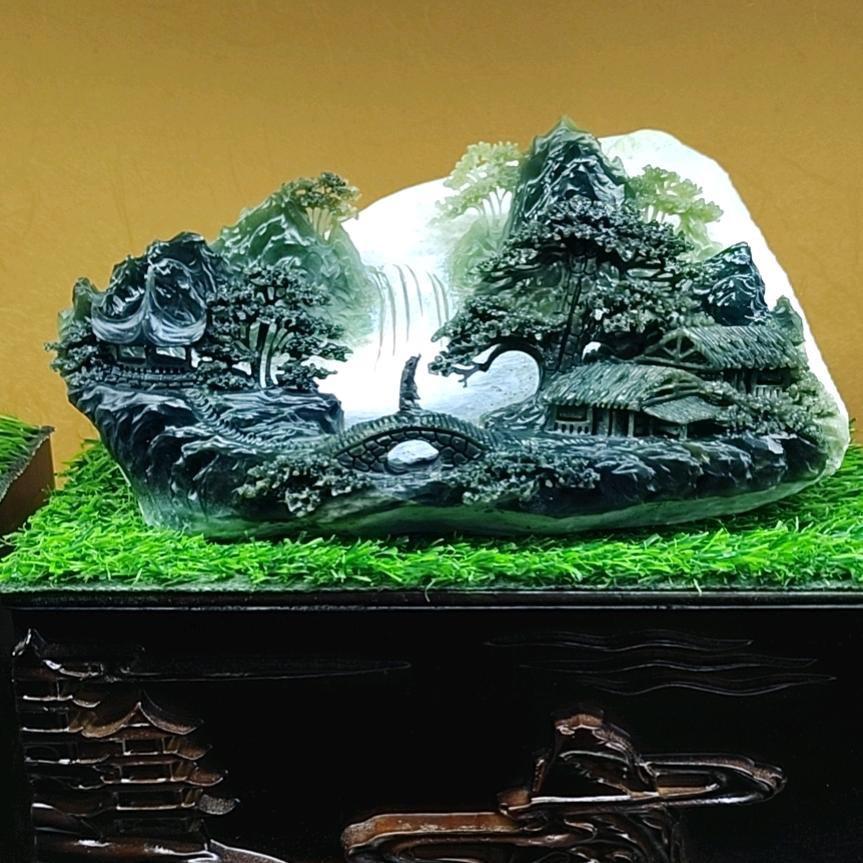 岫玉摆件精品馆（阿文）