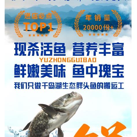 食汇观千岛湖生态胖头鱼