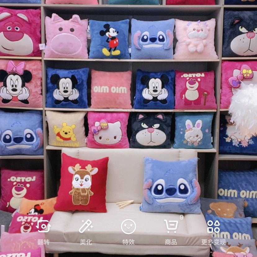 多功能抱枕被加绒加厚车载家用