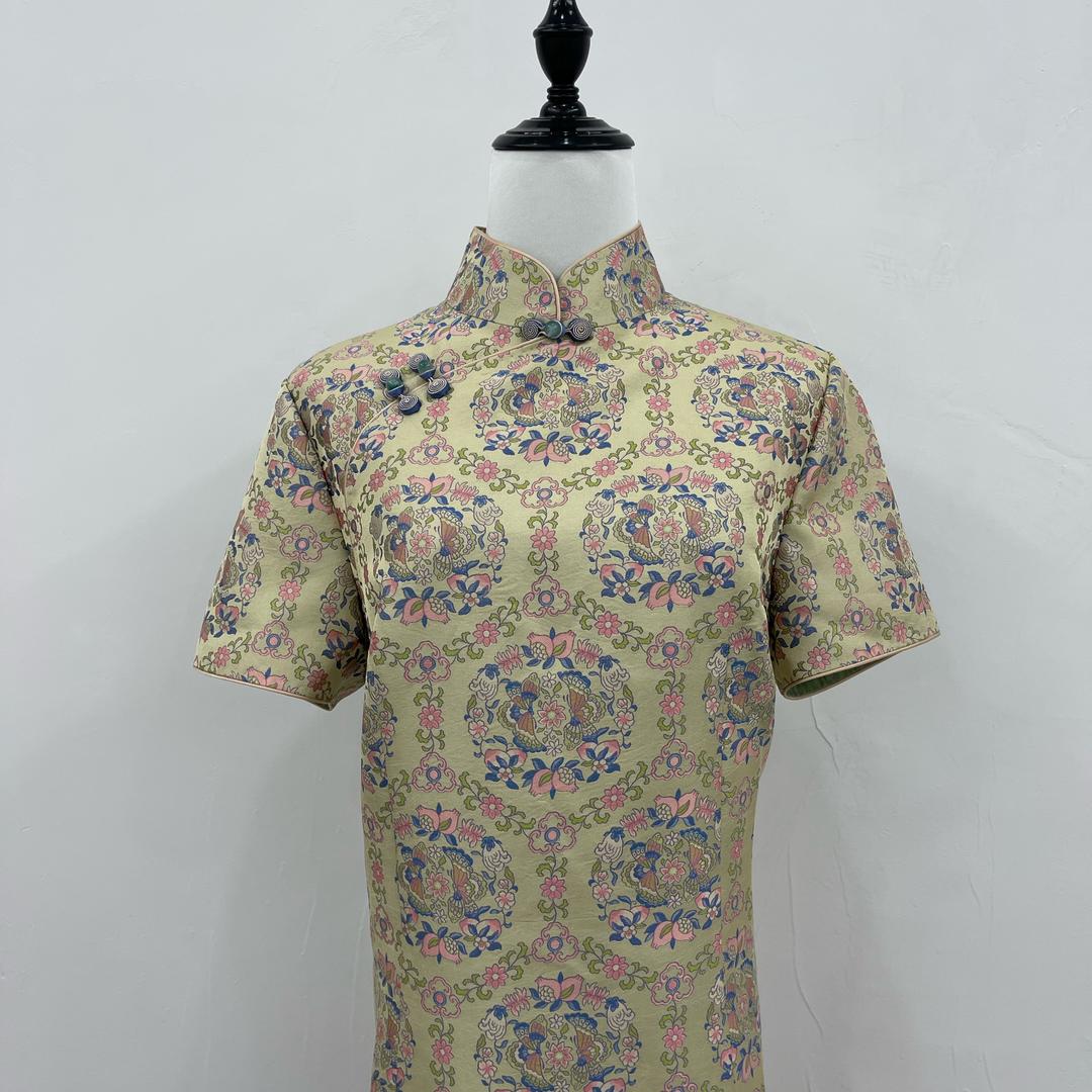 月白阁非遗手工定制旗袍