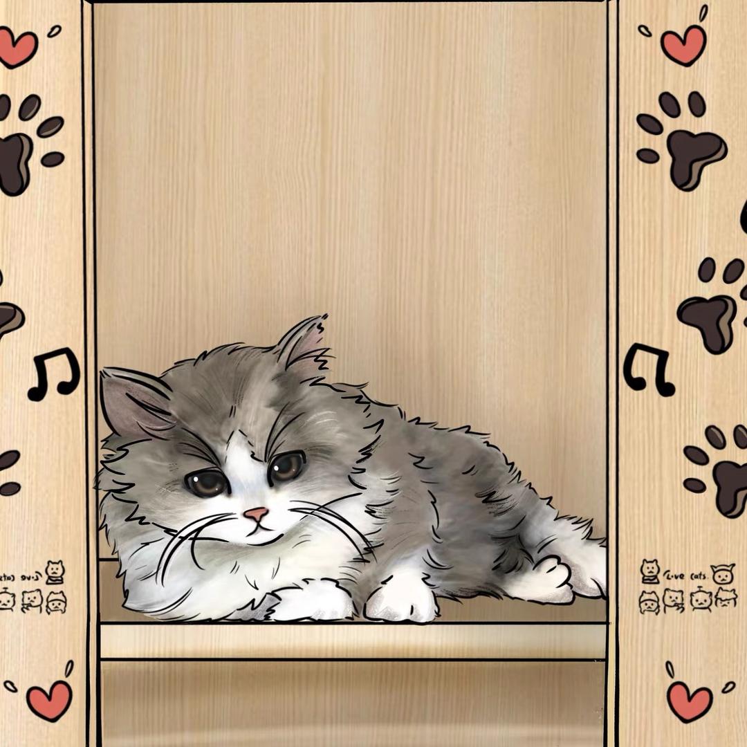 钓鱼的迷糊猫