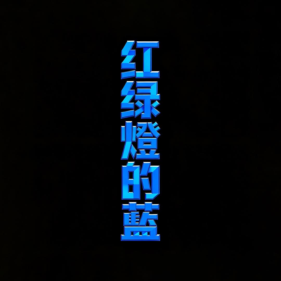 红绿燈的藍