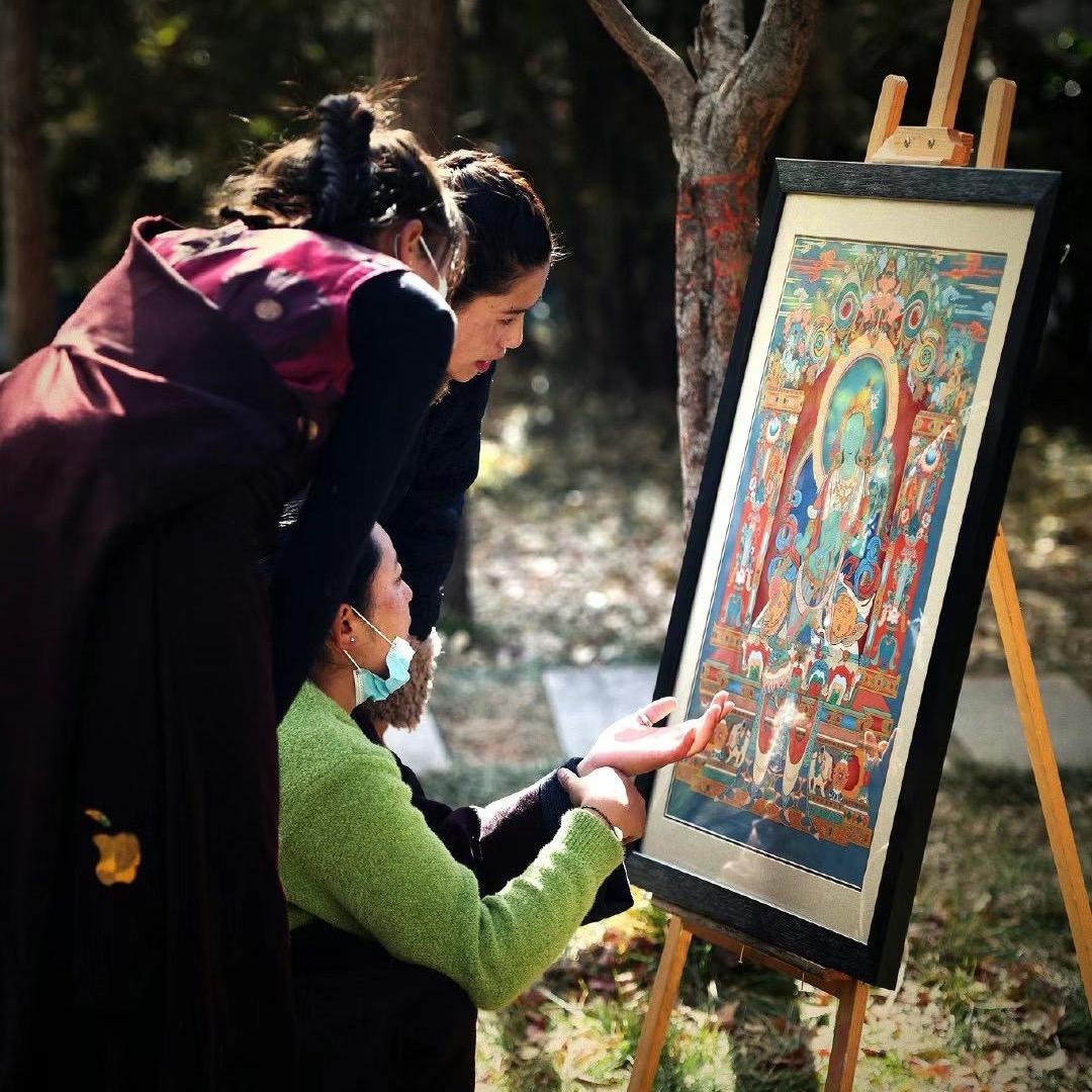 唐卡：曲珍大号