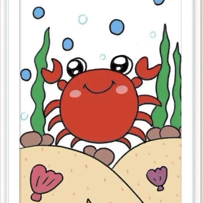 一只螃蟹🦀八呀八只脚