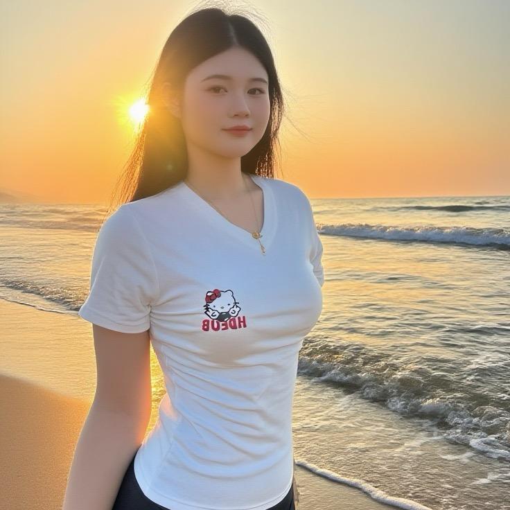 娟头¹点也不大