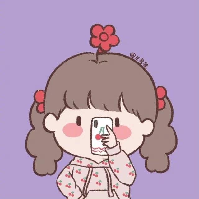 一只蹦哒的小红花