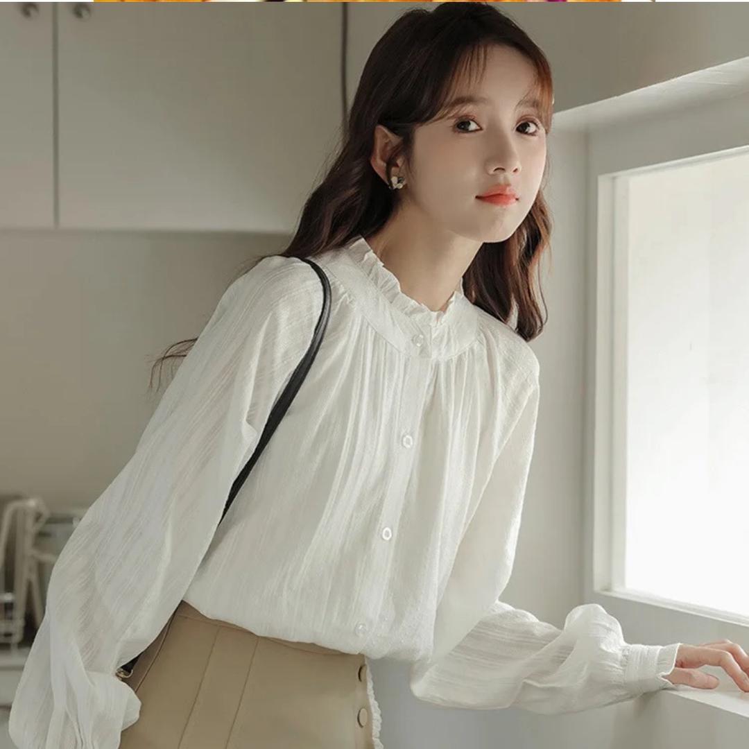纤纤素手源头工厂女装衬衫