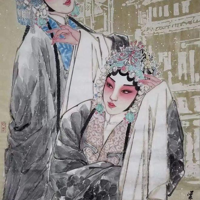 ༺颜色调料下的画作