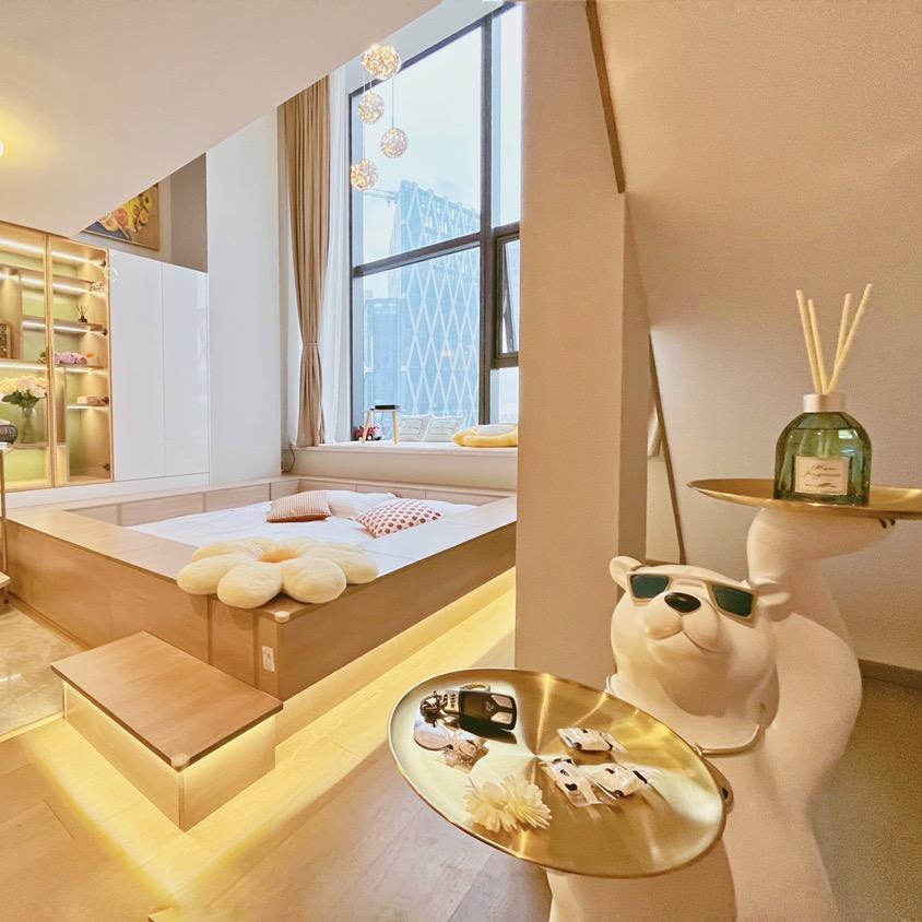 半糖西柚-星海广场Loft酒店