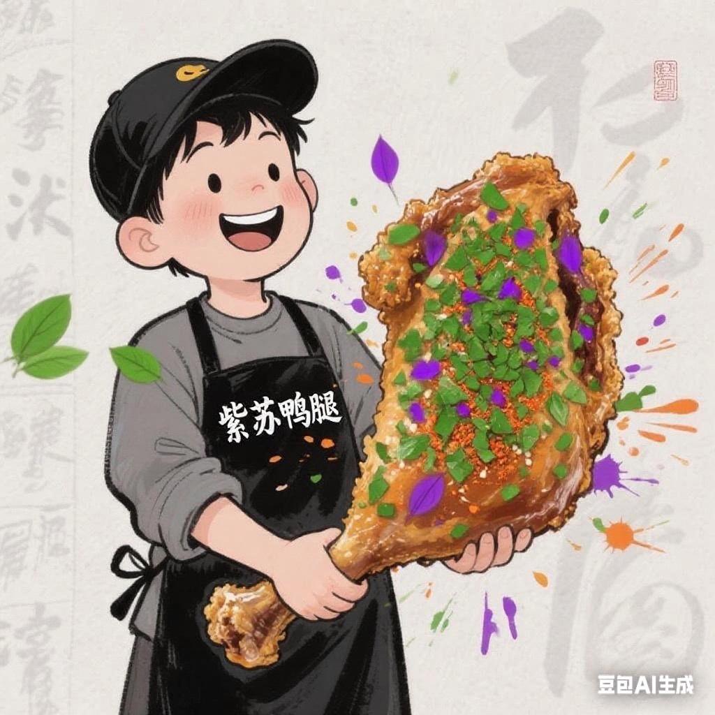 黄大大紫苏鸭腿.白云首家