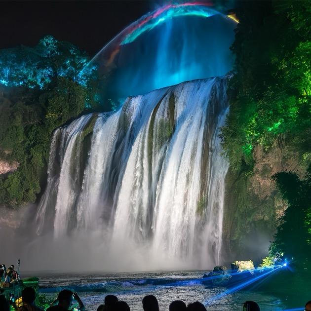 夜游黄果树大福