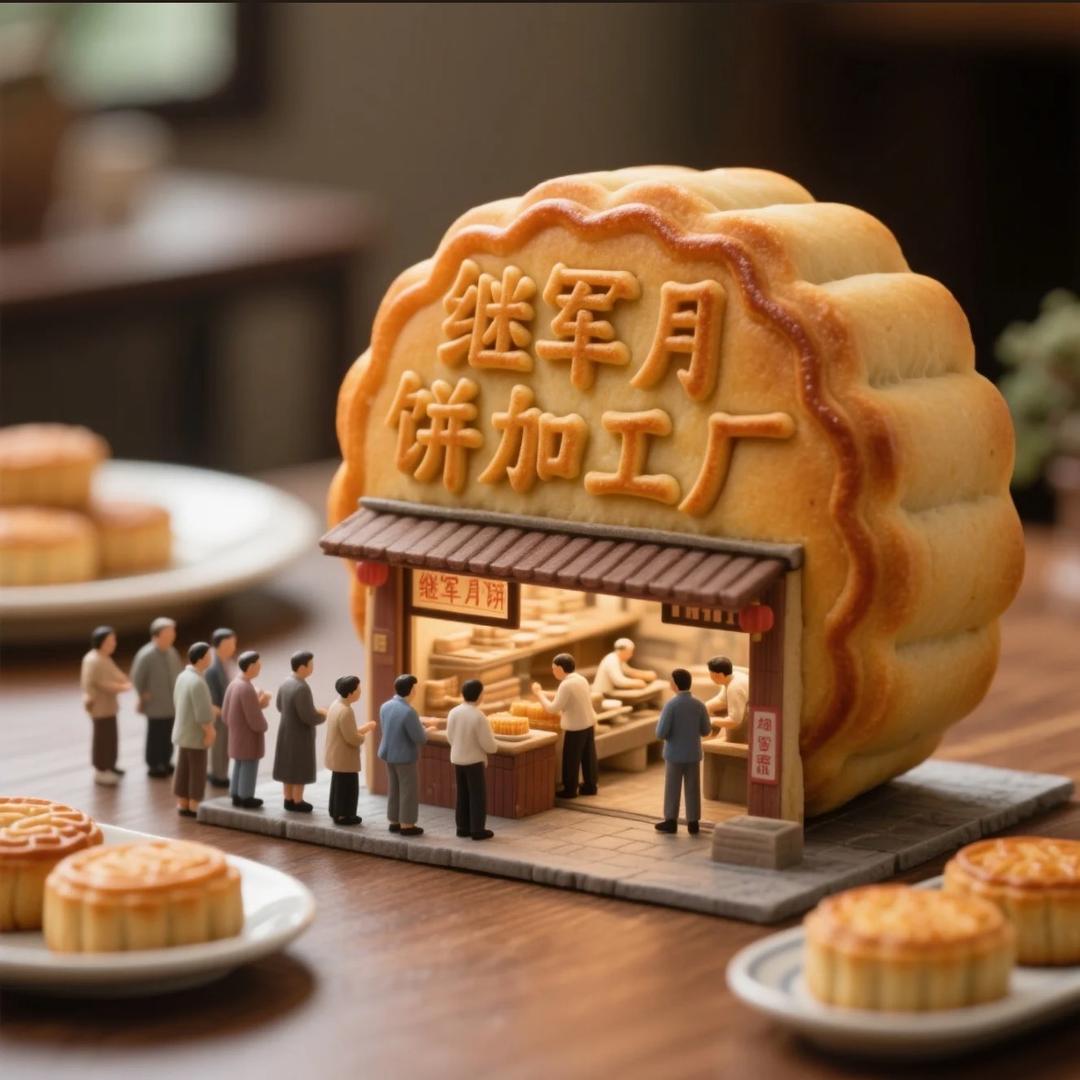 七家继军老式月饼