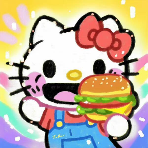爱吃汉堡包的kitty
