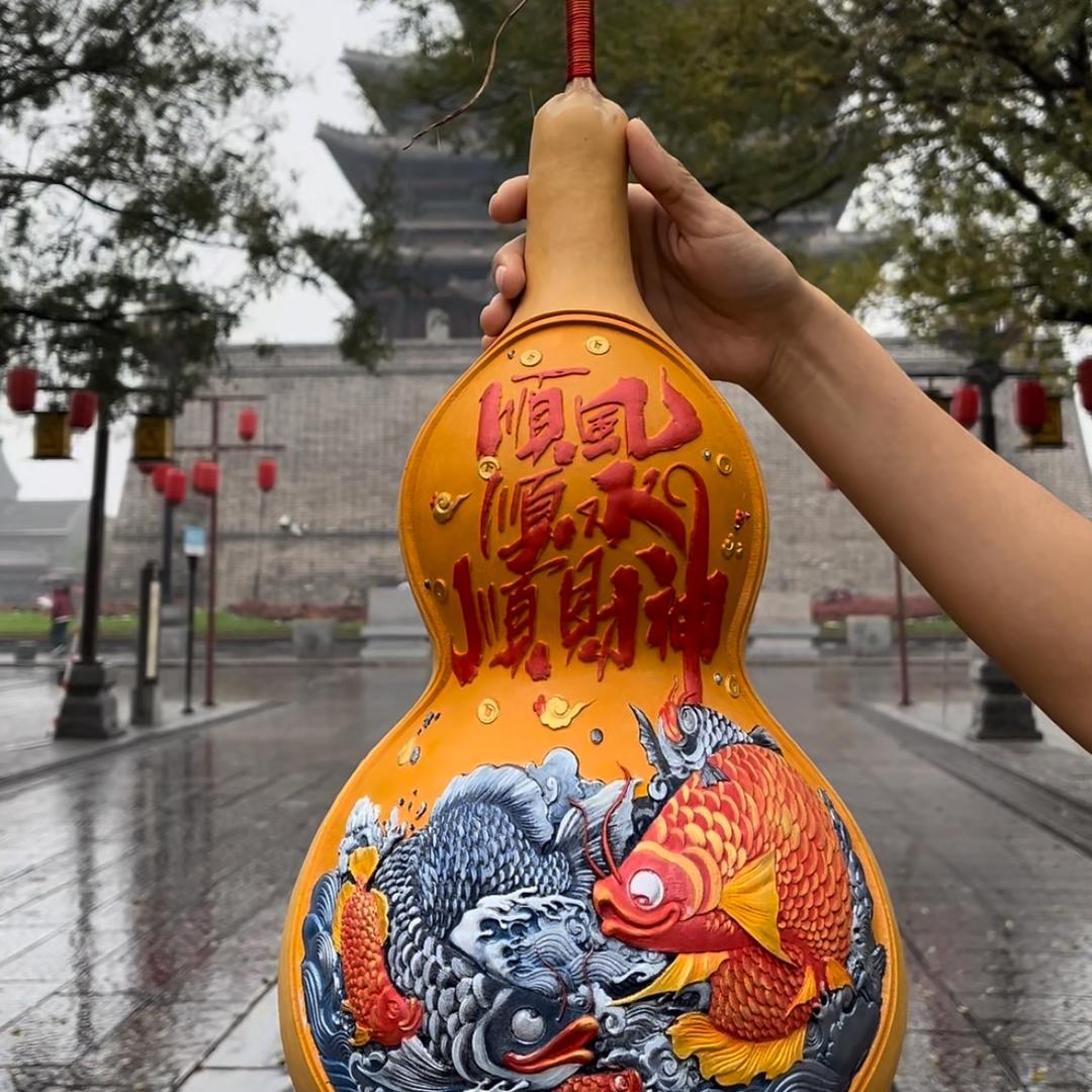 于福记工艺葫芦-青