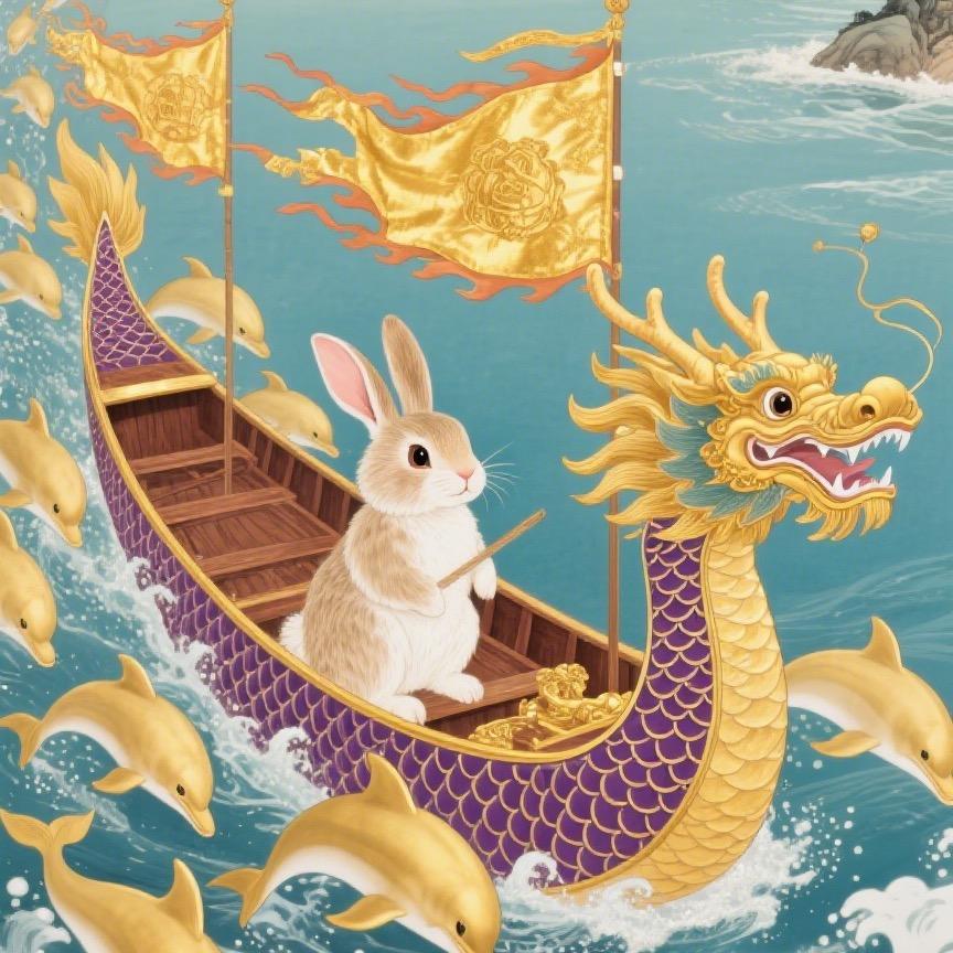 玉兔呈祥