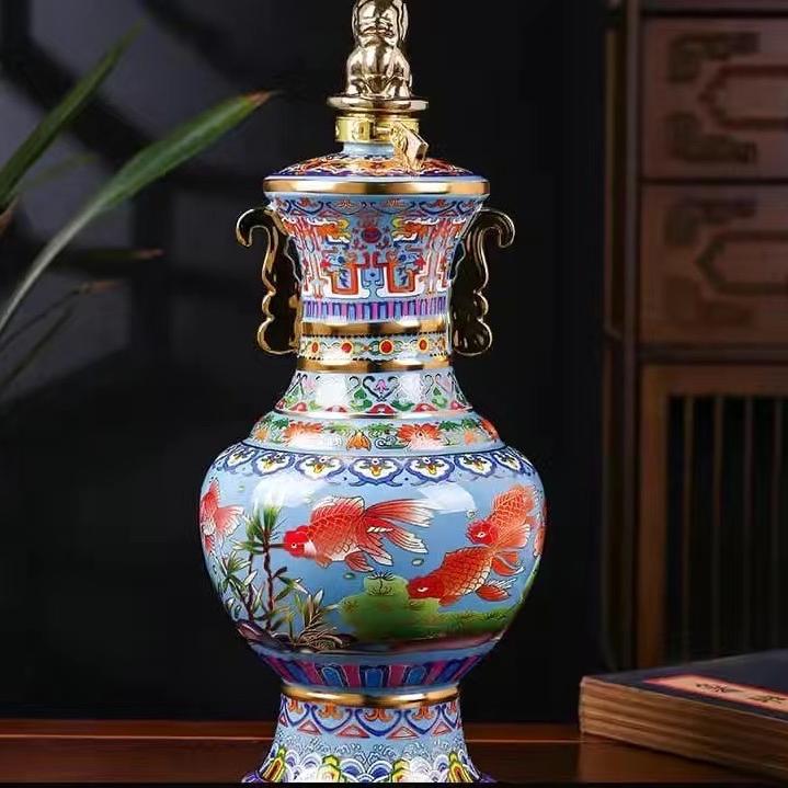 景德镇贡绘陶瓷源头总部高端花瓶