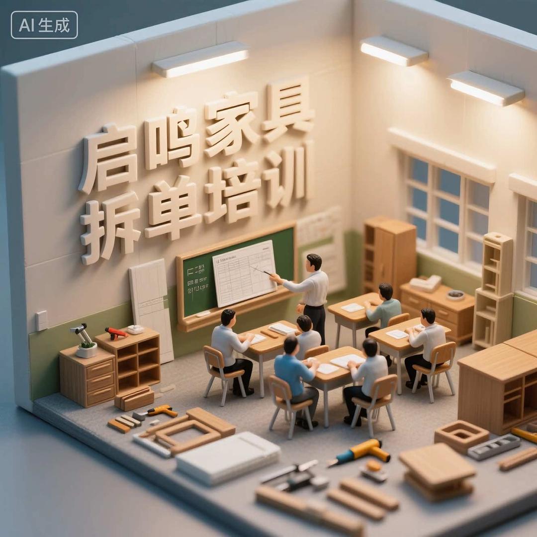 启鸣家具拆单培训