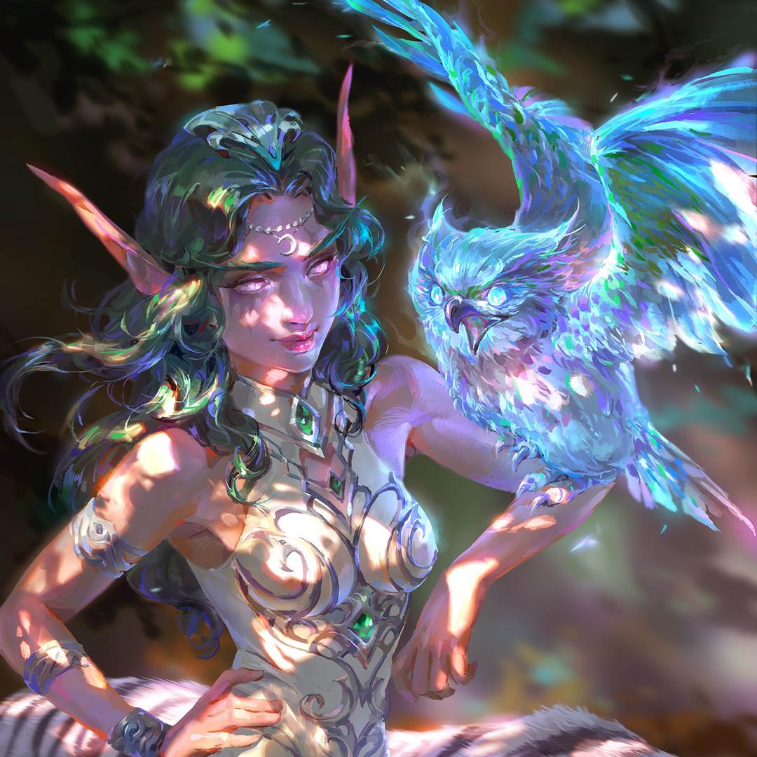 玩魔兽的肖瑶