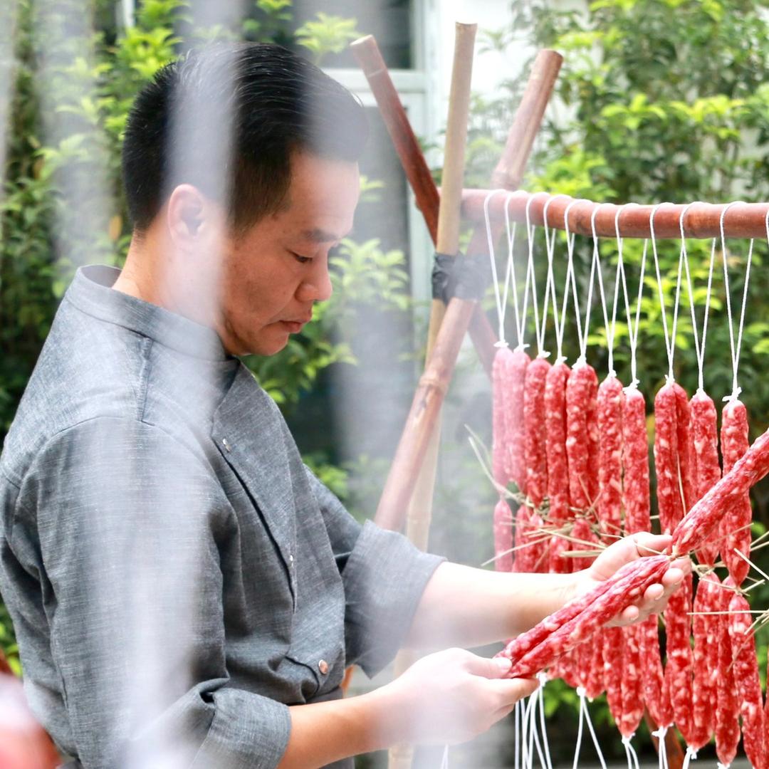 荣业腊味叶师傅