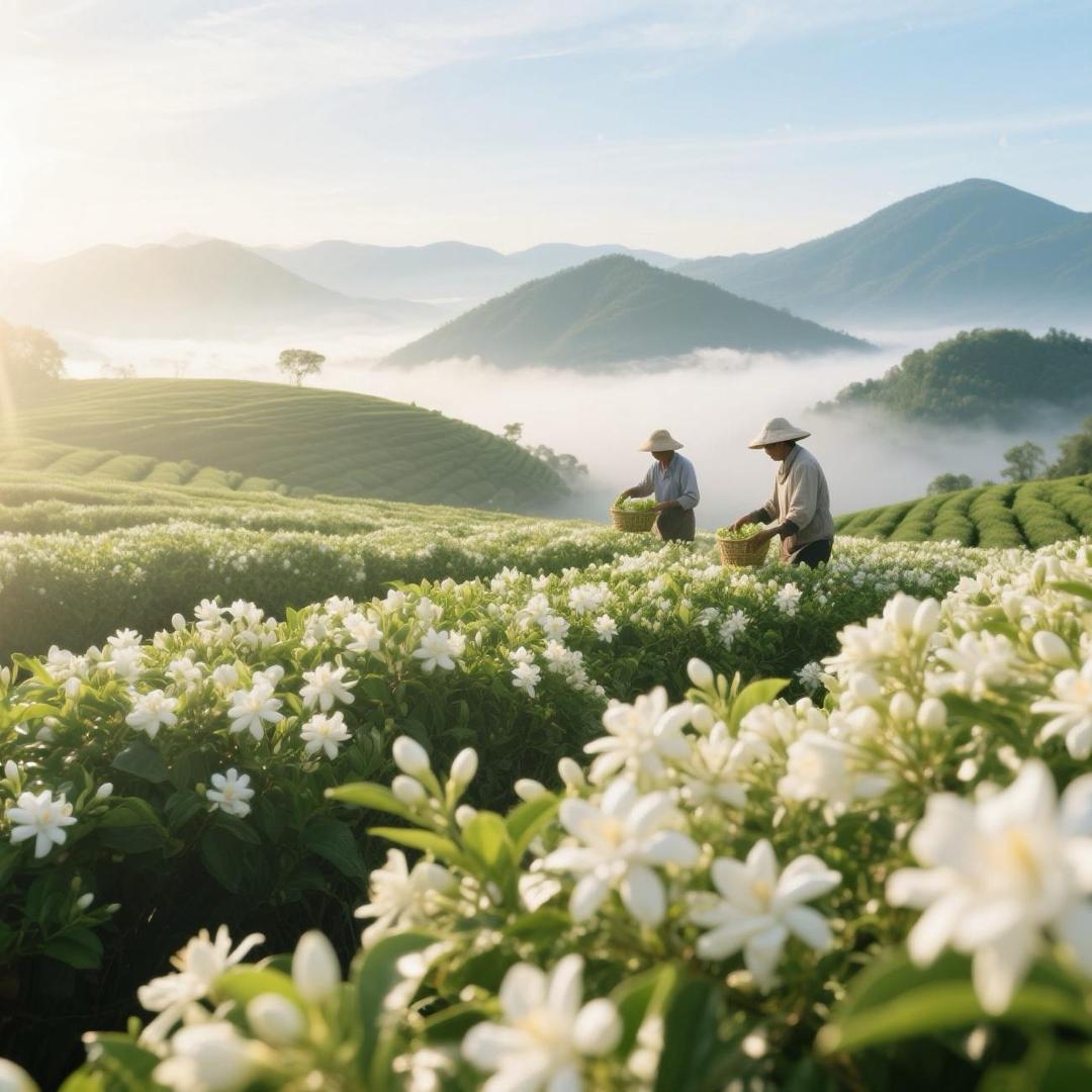 广西横州茉莉花茶助农直播间