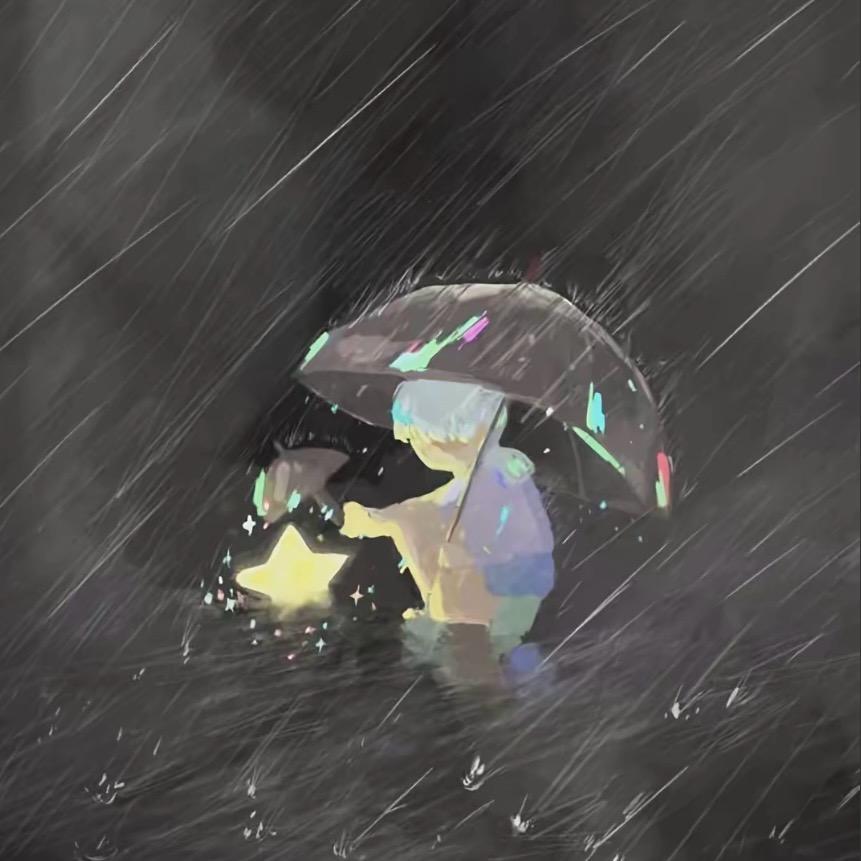 等一场雨停🌧️