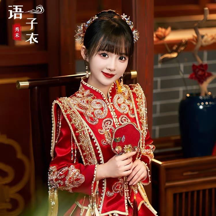 青羽中式嫁衣秀禾服