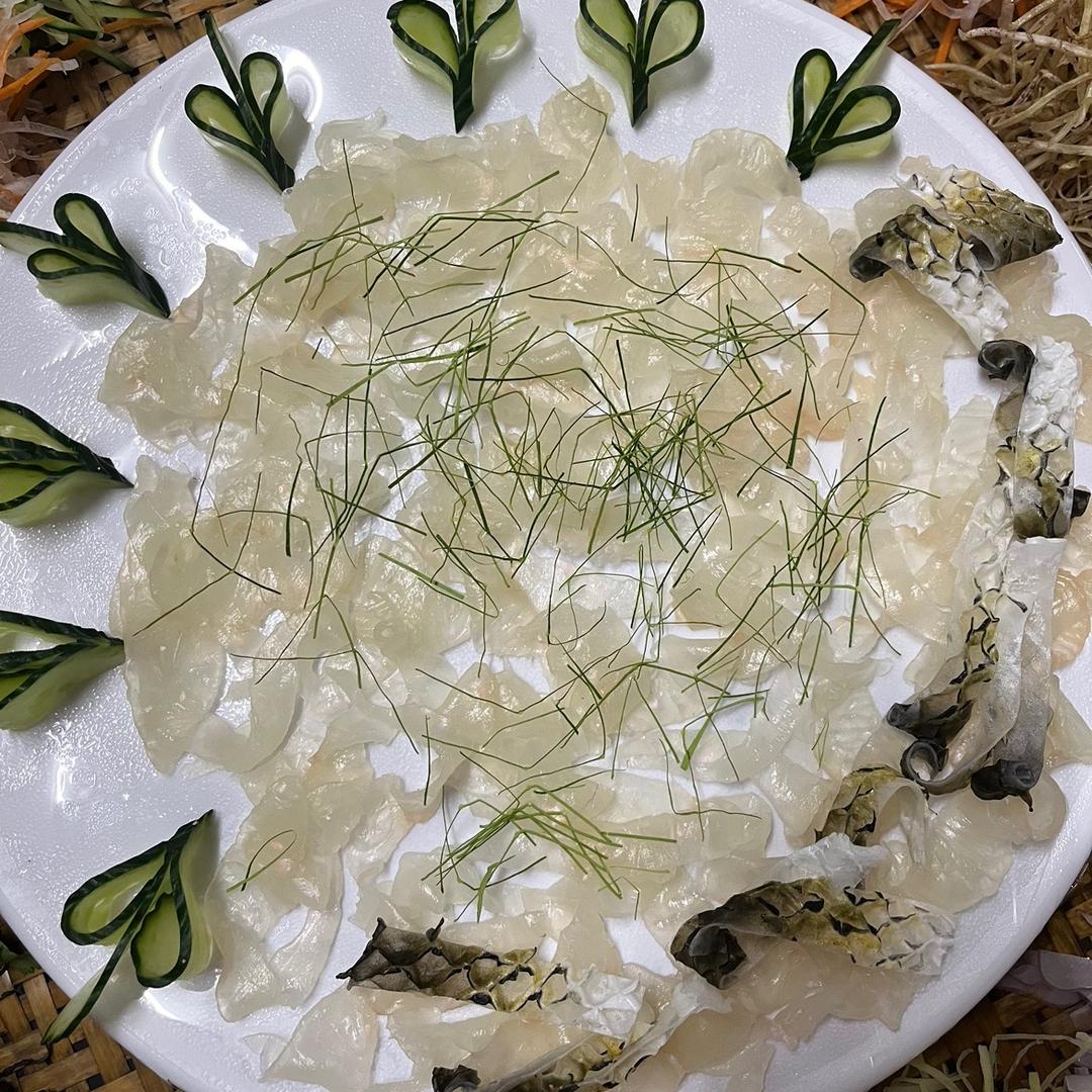 农村美食🐟鱼生农家小院🇨🇳🇨🇳