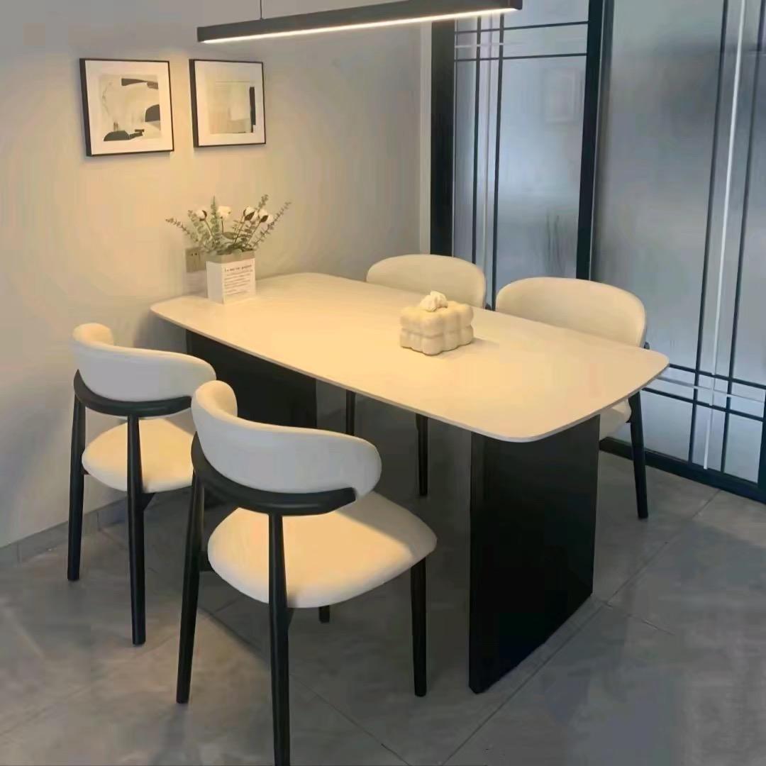 匠品原木中古风餐桌家具