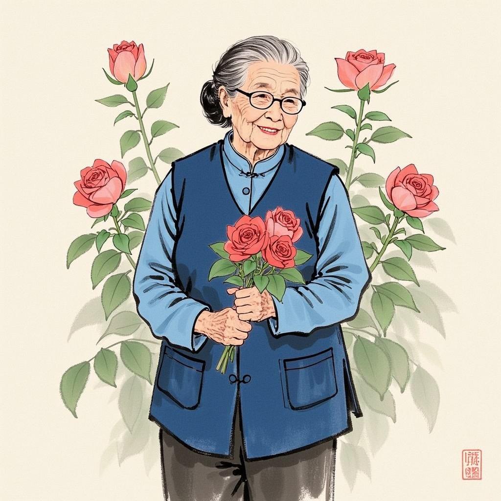 治愈系暖阳奶奶