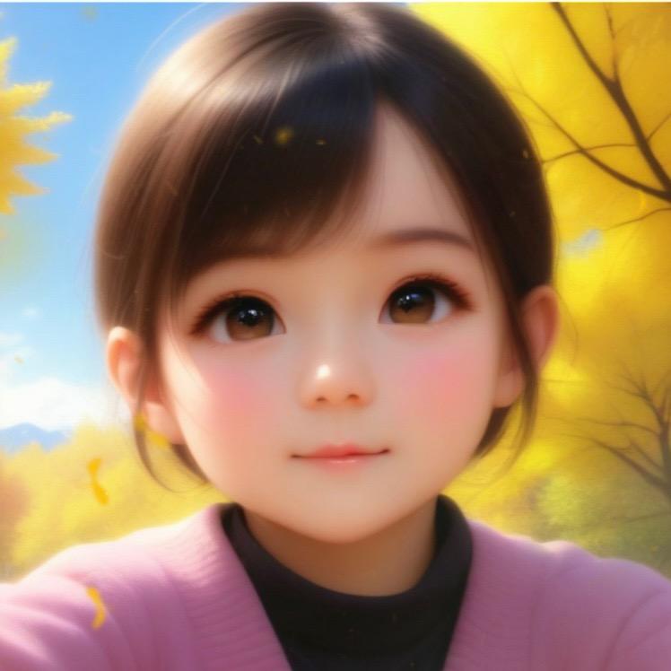 笑靥如花的女纸