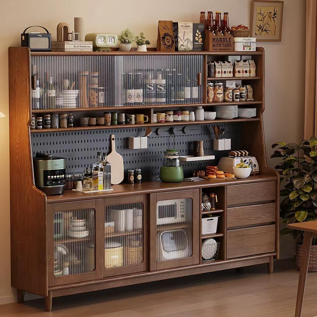 居然之家实木餐边柜岱铭家具