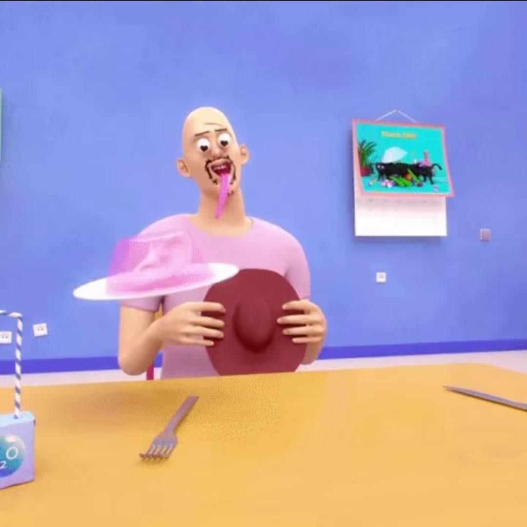 因為卖萌被仇人磨掉一顆虎牙