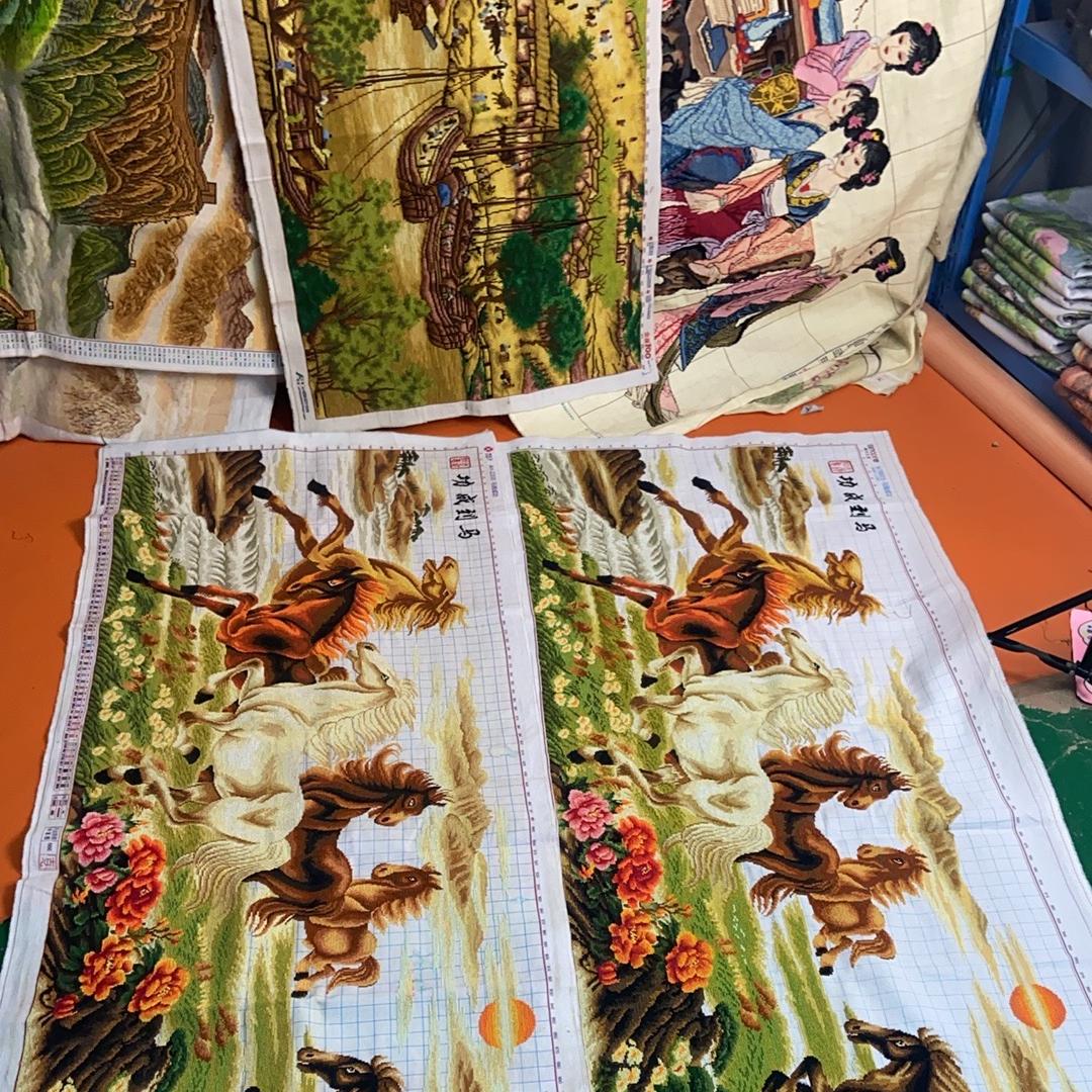 纵刘洋工艺品十字绣成品