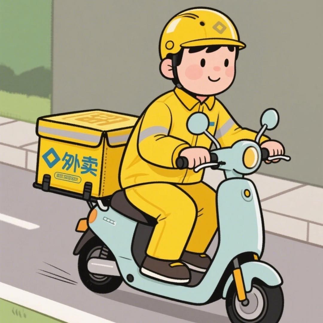 美团骑手一名