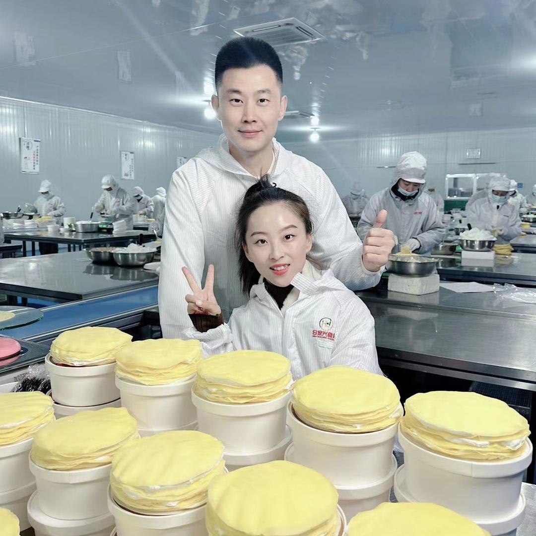 小孕妇榴莲千层工厂