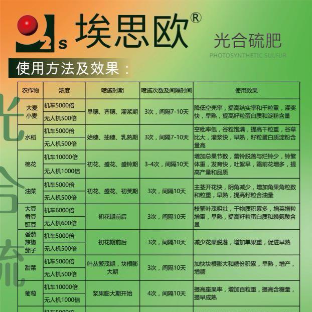 新疆光合硫肥