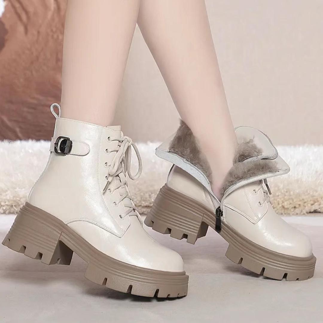 真皮羊毛靴工厂店