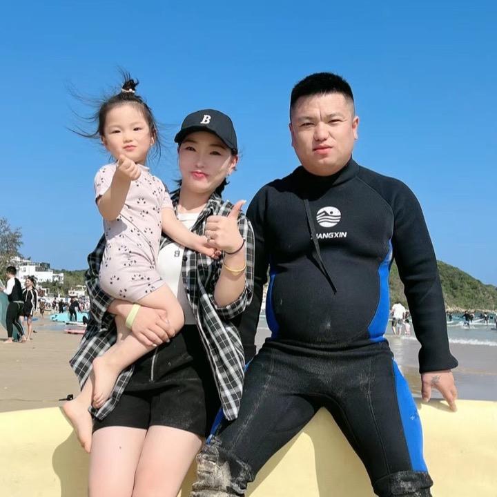 孙西尧一家人 孕二胎中期@抖音