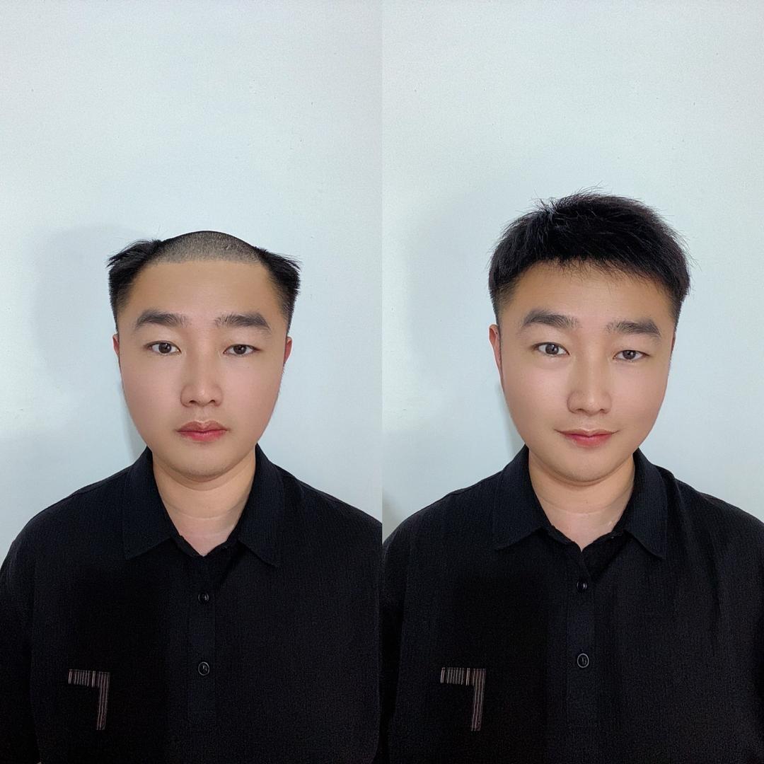 正阳男士假发