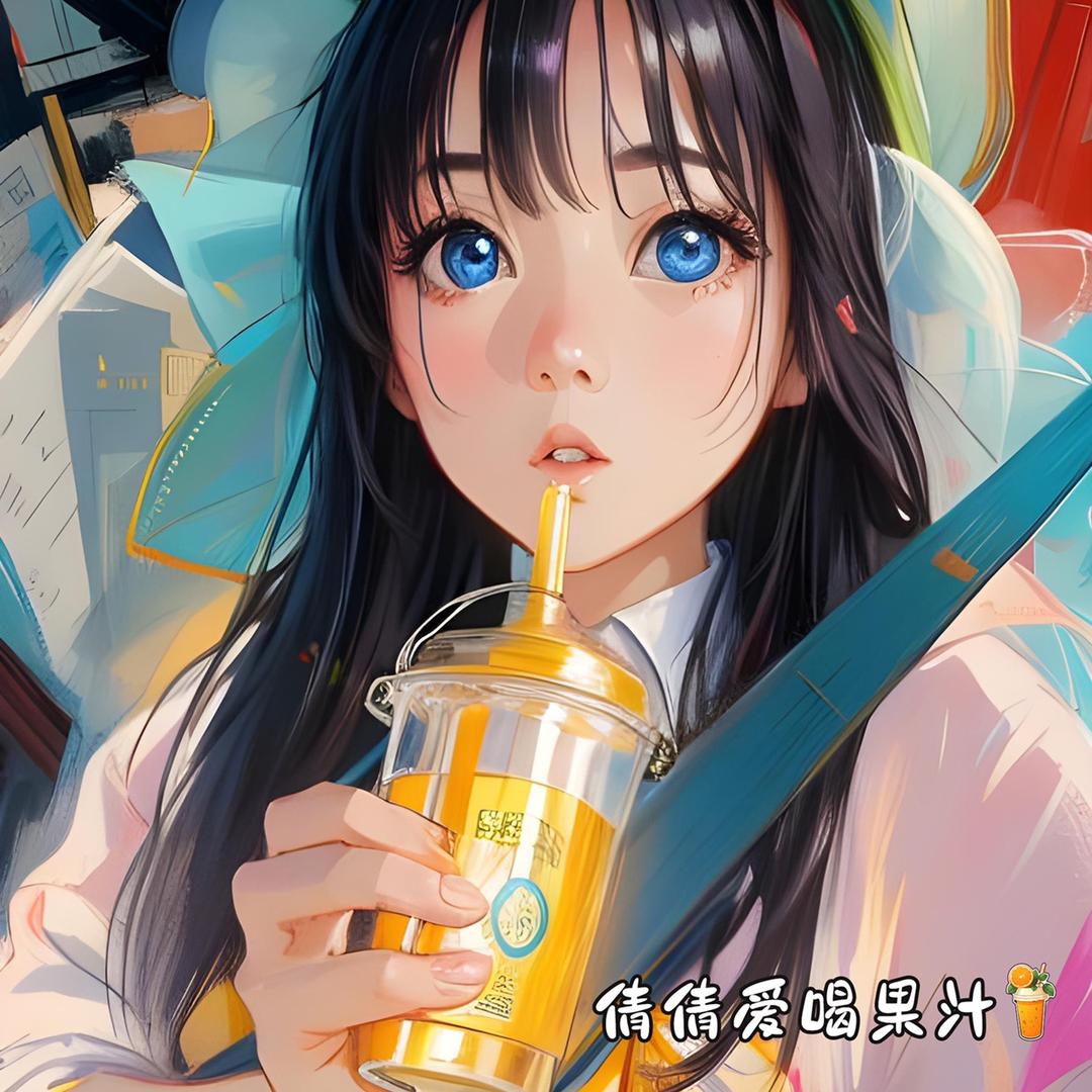倩倩爱喝果汁