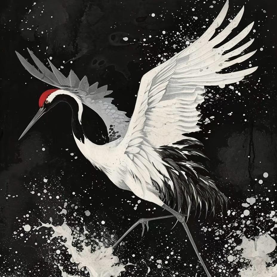 闲文野鹤