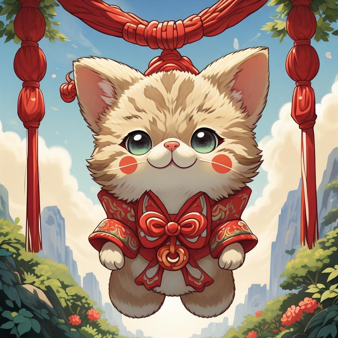 一只发财的兔头