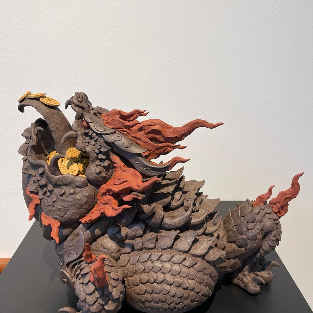 星火紫砂茶宠雕塑