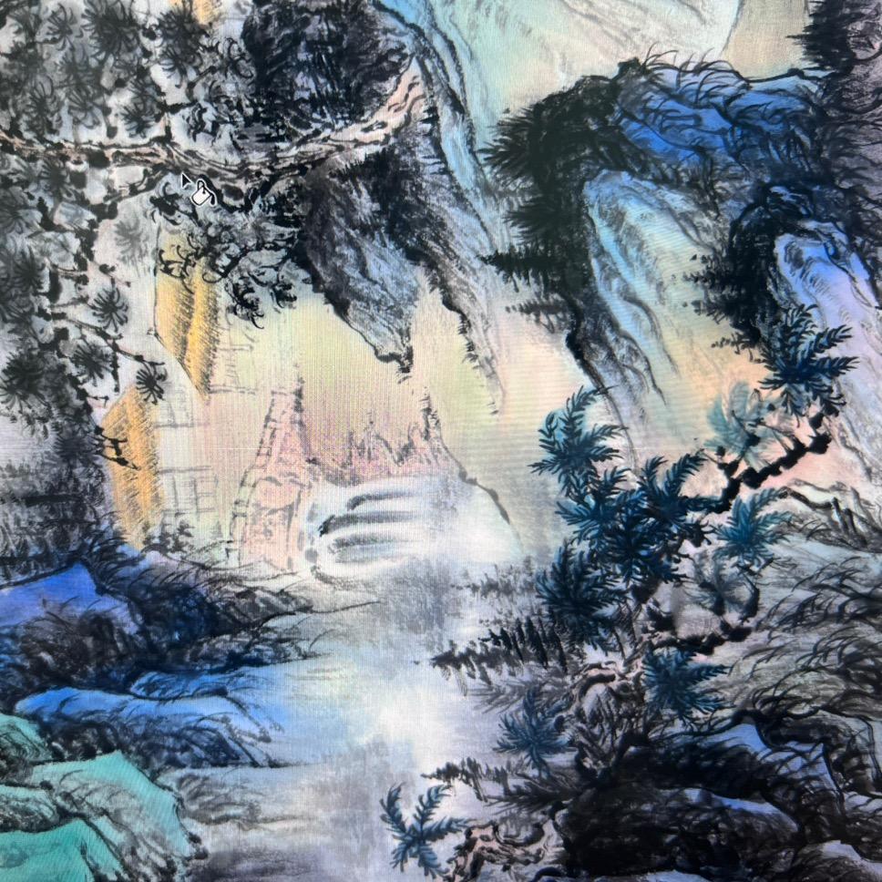 古觜山水字画